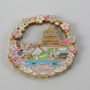 北京市珐琅厂 颐和园流沙冰箱贴金属磁力贴