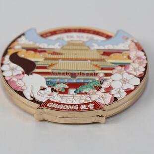 北京市珐琅厂 故宫旋转冰箱贴金属磁贴