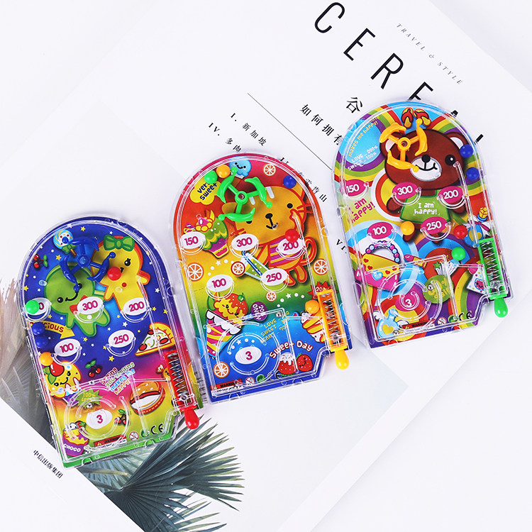 创意儿童弹珠盘 弹珠游戏卡通掌上游戏机玩具迷宫弹射得分机休闲