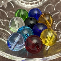 12 мм красочные стеклянные бусины с фунтом около 210 штук