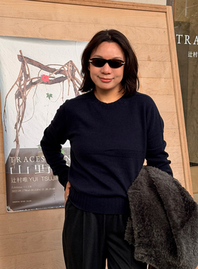 Q姐“温暖如初“MORO山羊绒绵羊毛软糯厚款套头毛衫 52T668