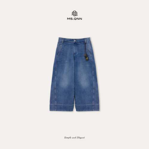Q姐 设计师“松弛漫步”天丝棉立裁廓形感牛仔 53P179