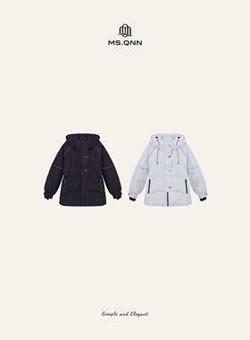 Q姐“滑雪季”95白鹅百搭时尚休闲女士羽绒服 5052C