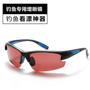 环盛高清看漂专用钓鱼眼镜10倍轻便偏光增晰镜夜视间近视夹片渔具