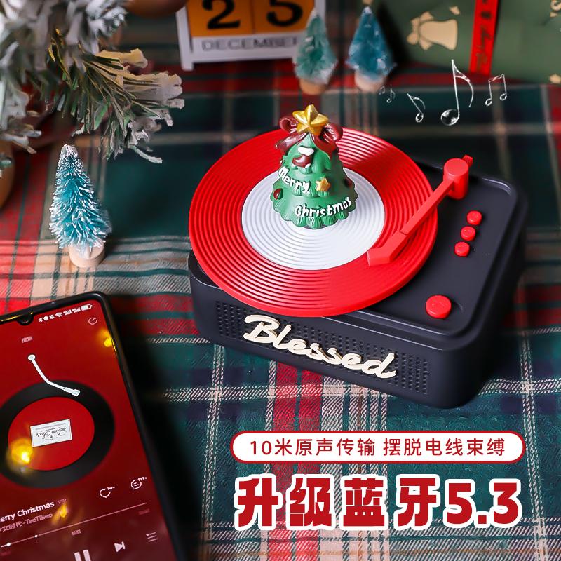 复古黑胶唱片机无线蓝牙音响音箱