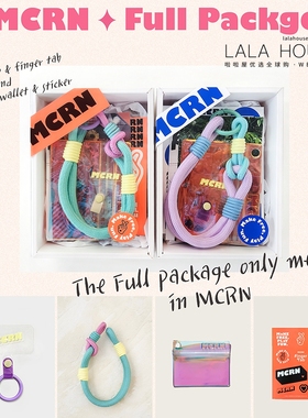 韩国代购Cotton pop套装MCRN多巴胺手机挂件挂绳可爱ins原创小众