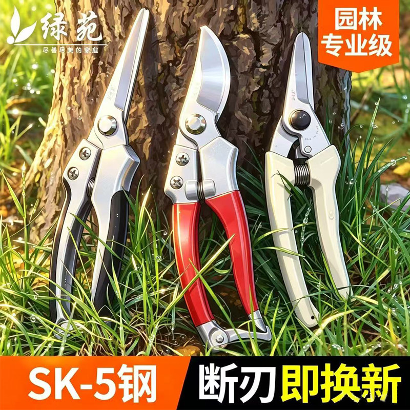 家用果树粗枝园艺剪刀图片