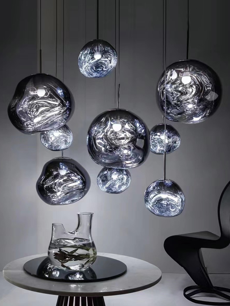 Tom Dixon Melt熔岩餐厅吊灯后现代简约loft复式挑高客厅楼梯吊灯