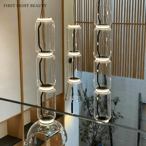 意大利吧台餐厅吊灯创意卧室床头灯设计师复式楼别墅挑空楼梯吊灯