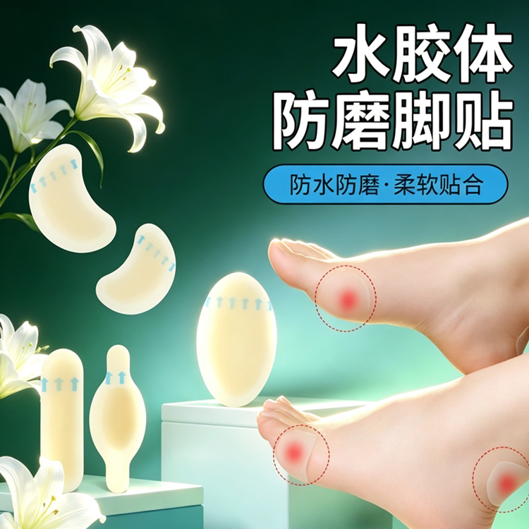 水胶体防磨贴防磨脚神器脚后跟贴