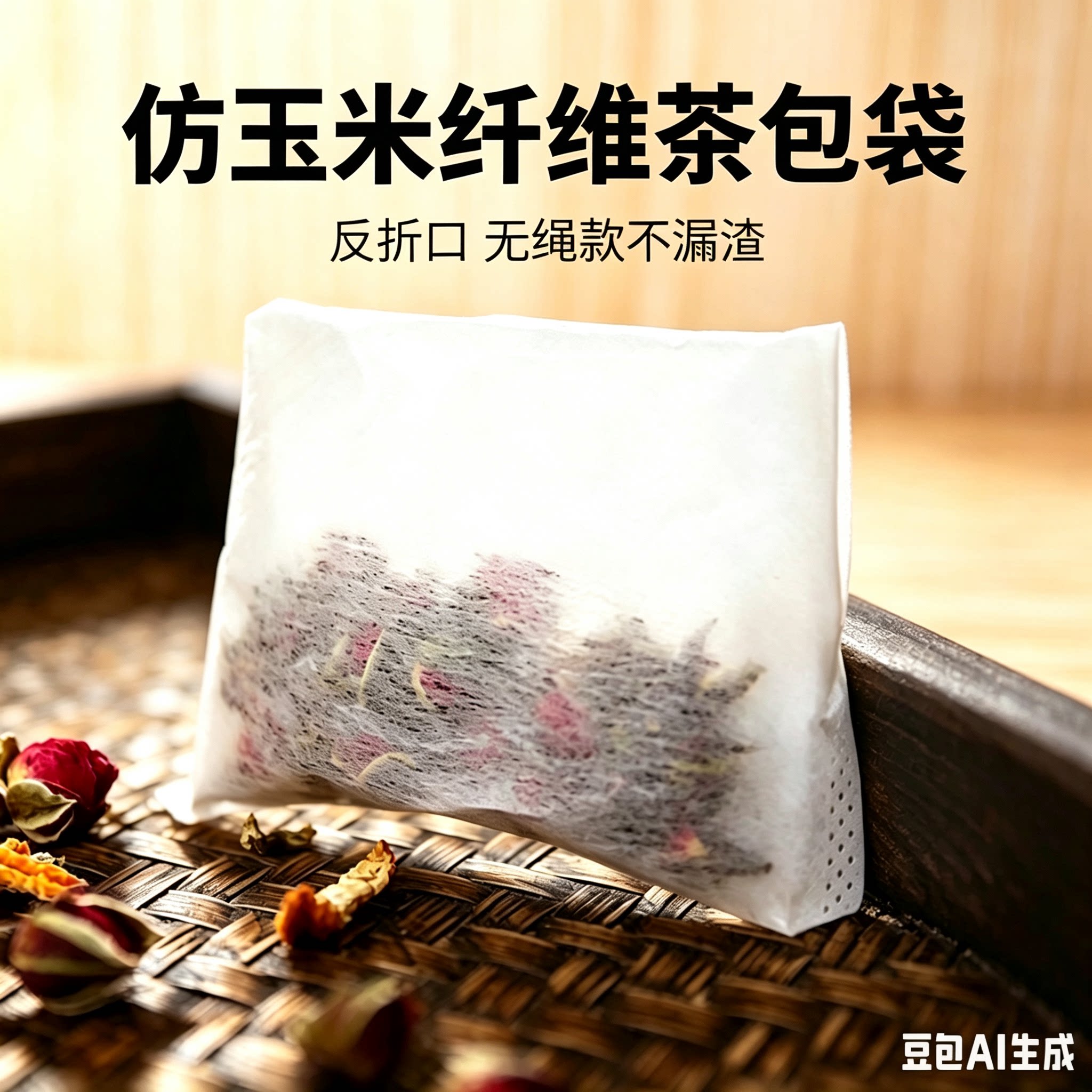 一次性茶包袋仿玉米纤维图片