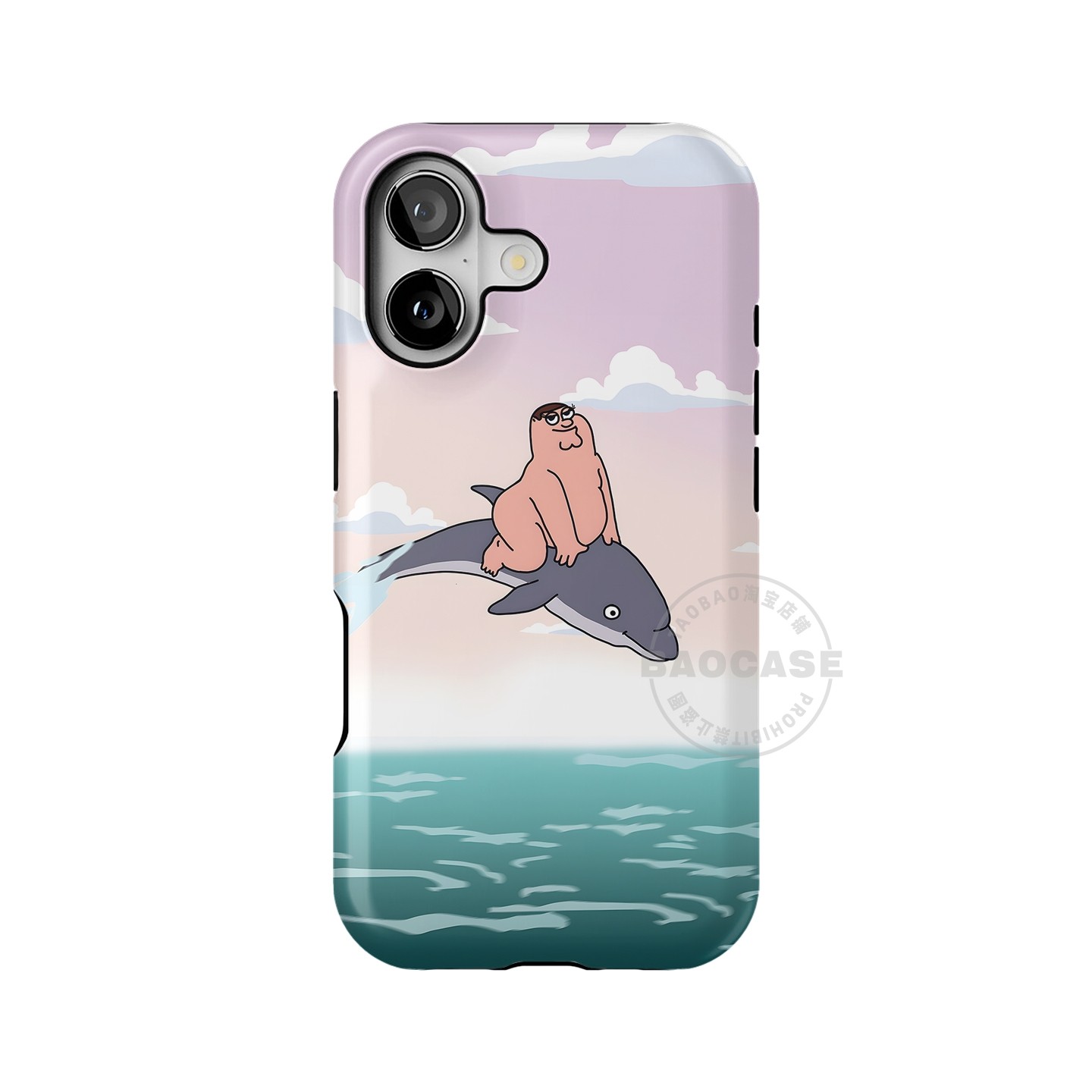 恶搞之家Famliy Guy皮特适用iPhone15promax手机壳14pro苹果13磁吸12二合一菲林11全包16pro高级新款亮面