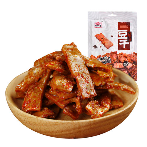 南洲王麻辣香辣豆干60g湖南特产