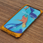 50p 适用华为手机P30 p60牛皮防摔保护套真皮Mate皮套壳 pro