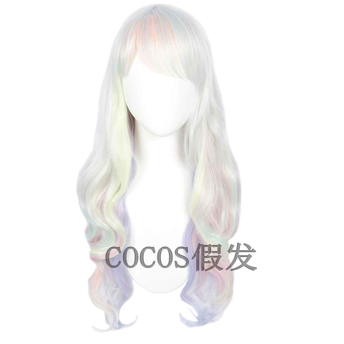 宝石之国钻石cos假发渐变长卷COSPLAY配件/