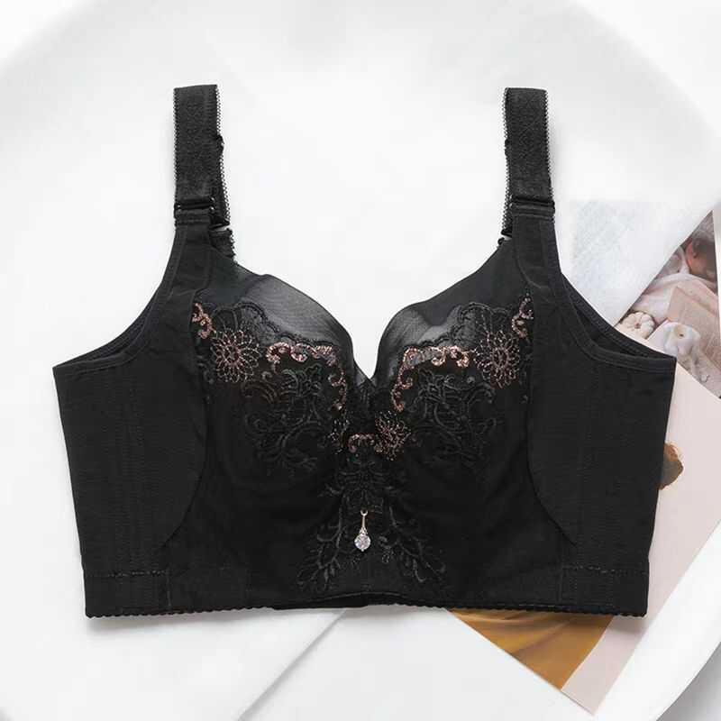 侧收副乳新款高端聚拢文胸修正型