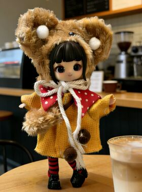 新款8分bjd12分ob11娃衣16-17厘米阿巳体潘妮兽仔可动人偶衣服