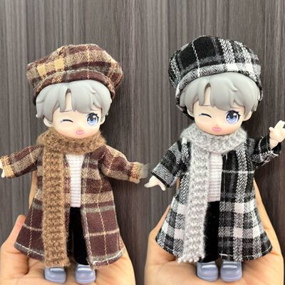 秋冬毛呢ob11娃衣8分bjd12分套装16-17cm出逃体YMY-gsc阿巳体衣服