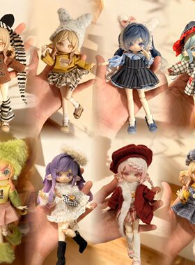 8分bjd12分ob11娃衣冬季11-17厘米潘妮邦倪兔阿巳体可动人偶衣服