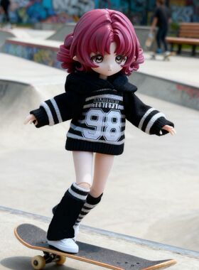 现货8分bjd12分ob11娃衣11-17厘米阿巳体可动人偶男女娃娃衣服裙