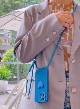 15C适用小米17手机壳Turbo4红米note15 14 13 12C 11Pro爱心K80K70K60K50至尊版Ultra斜挎背带K40挂绳9A女10A