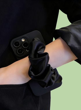 OnePlus适用一加13T手机壳15 Ace6T丝巾手腕带Ace5至尊版Ace3 Ace2 Pro弹力Ace3V黑色11 12竟速版9R背带挂绳8