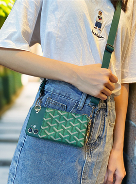 Redmi适用小米15手机壳turbo4零钱卡包Civi3拉链K50K60K70K80至尊版Ultra红米Note14 12 13R女14C斜挎背带10A