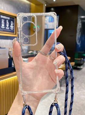 Redmi适用小米17手机壳K80红米Note 15 14 13 12 11T四角挂孔孝Turbo4真透明K50K60K70至尊版K40斜挎背带挂绳