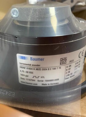 HS35F 01024 H ABZC C024 B E 100 7 T5 BAUMER堡盟编码器