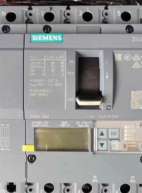 SIEMENS西门子3VA2断路器 3VA2010-5JQ42-0AA0 100A