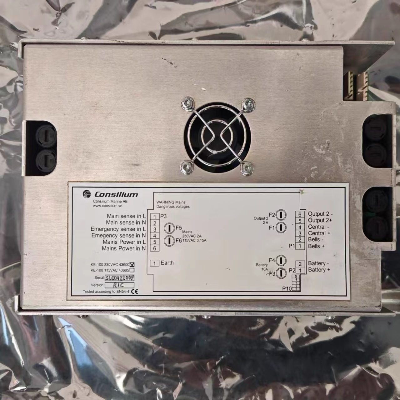 Consilium康士廉 C316 KA-100电源模板 230VAC 43600