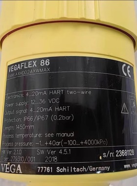 威格VEGAFLEX 86雷达液位计