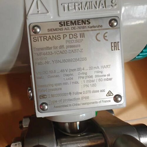 西门子SITRANS P DS III压力变送器 7MF4433-1CA02-2AB7-Z