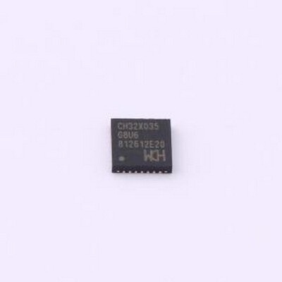CH32X035G8U6 单片机(MCU/MPU/SOC) CH32X035G8U6 QFN-28(4X4)