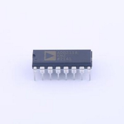 ADG211AKNZ 模拟开关/多路复用器 四通道单刀单掷开关 PDIP-16