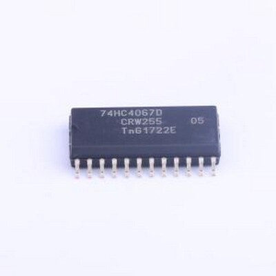 74HC4067D,653 模拟开关/多路复用器 16通道模拟多路复用器/解复