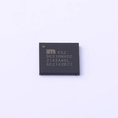 KSZ9031MNXCC 以太网收发器 KSZ9031MNXCC QFN-64-EP(8x8)