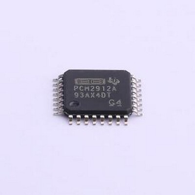 PCM2912APJTR 音频接口芯片 PCM2912A音频编解码器带USB接口、单