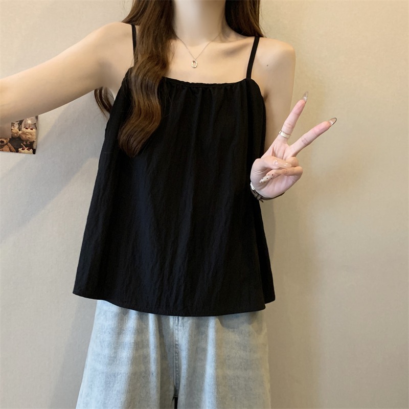 美背遮肚子外穿吊带背心2025新款女夏季大码胖mm显瘦内搭无袖上衣