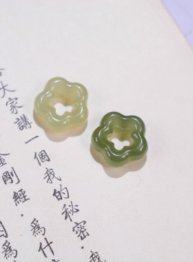 梅花青海料女生镂空天然气质手链