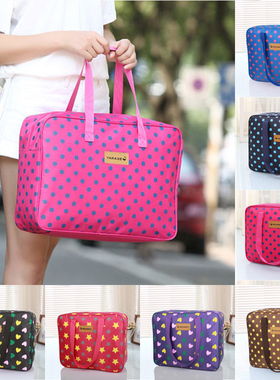 女手提旅行袋时尚短途小容量 防水旅行包母子行李包儿童学生包潮