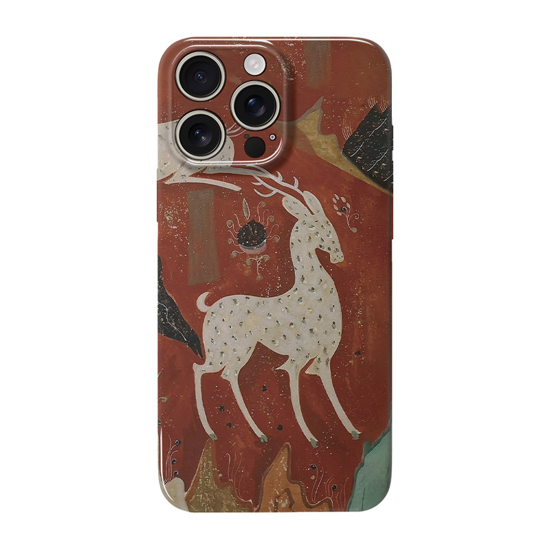 九色鹿敦煌壁画国潮艺术手机壳