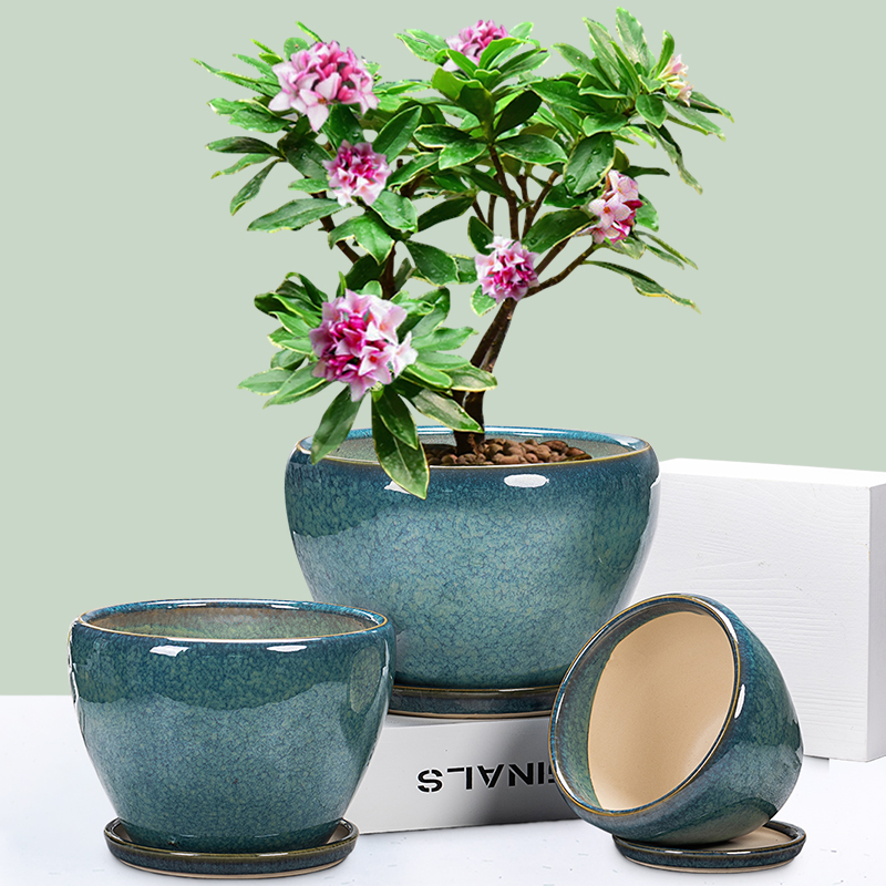 北欧风格简约花盆陶瓷大号家用