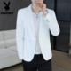 男士 修身 薄款 外套男青年韩版 潮流帅气休闲西服 小西装 花花公子夏季