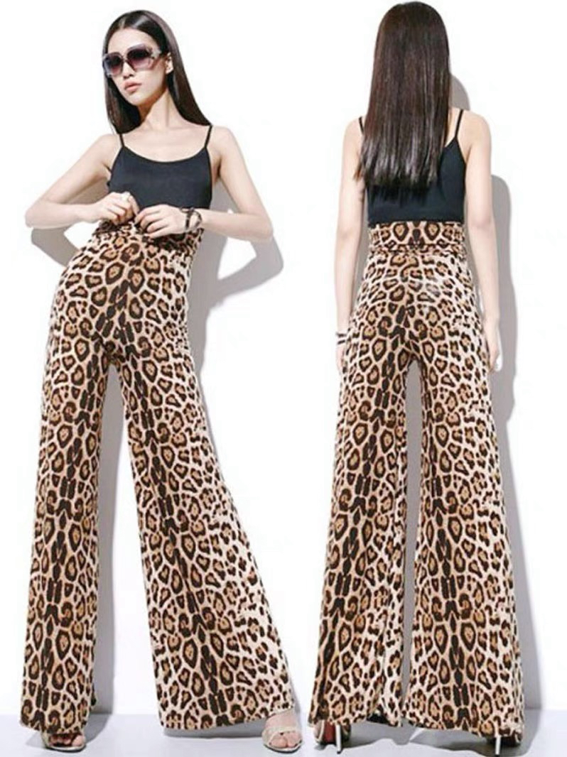 YES拉丁舞裤国标舞练功裤2024新款女裤子练功服高腰阔腿裤 YD175N