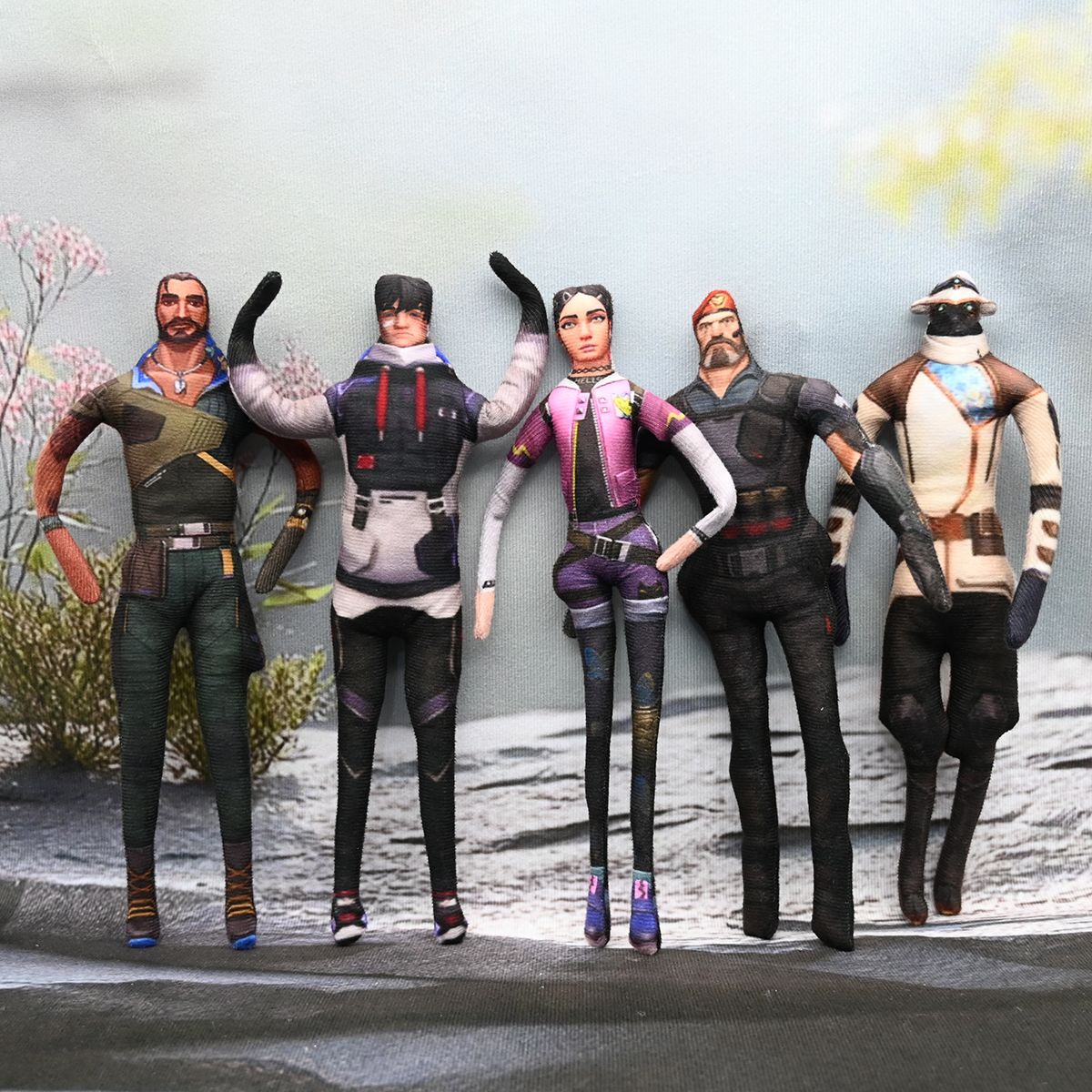 抽象瓦罗兰特无畏先锋老鼠玩偶