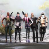 抽象瓦罗兰特无畏先锋老鼠干公仔手脚铁丝骨架可活动摆造型玩偶