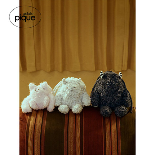 gelatopique毛绒小怪兽束口袋