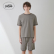 T恤PHCT251963 睡衣纯色锁边短袖 gelato pique春夏男女同款