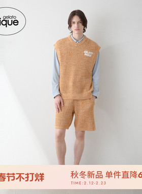 gelato pique25秋冬新品男女同款睡衣华夫格针织背心PHNT254971